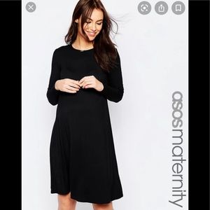 ✨Black maternity swing dress from ASOS✨
